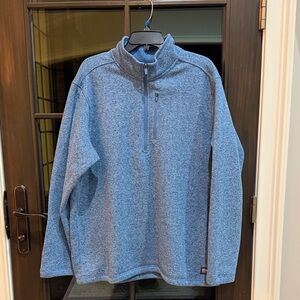 Eddie Bauer Blue Quarter-Zip Pullover NWT for Men